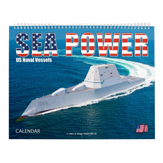 ZEE POWER - US Naval Vessels Kalender (Hoes)