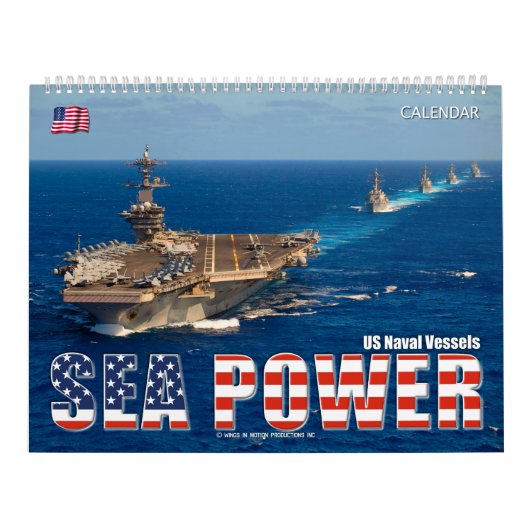 ZEE POWER - US Naval Vessels Kalender (Hoes)