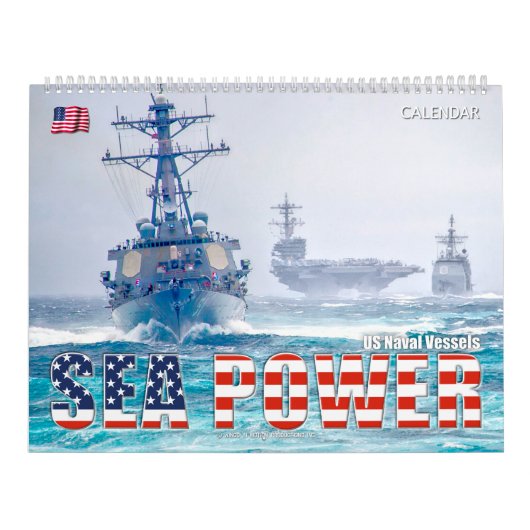 ZEE POWER - US Naval Vessels Kalender (Hoes)