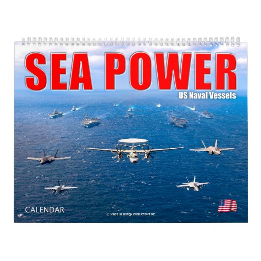 ZEE POWER - US Naval Vessels Kalender (Hoes)