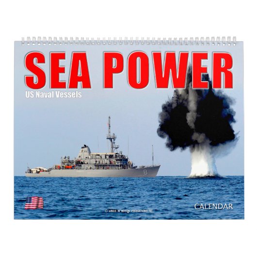 ZEE POWER - US Naval Vessels Kalender (Hoes)
