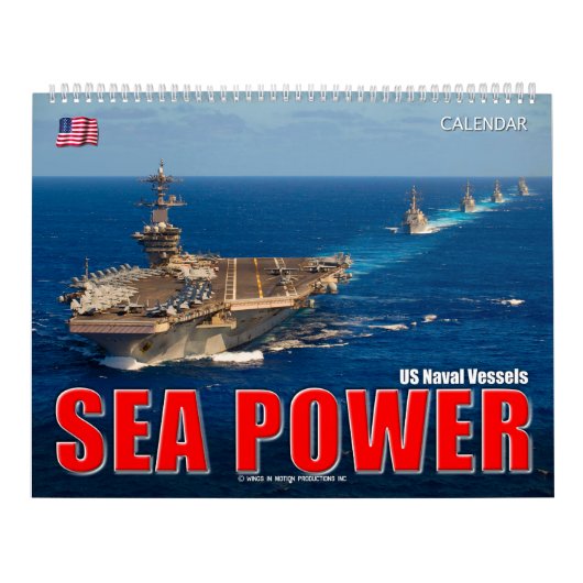 ZEE POWER - US Naval Vessels Kalender (Hoes)