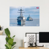 ZEE POWER - US Naval Vessels Poster (Thuiskantoor)