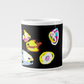 Zee pret zomer grote koffiekop (Voorkant rechts)