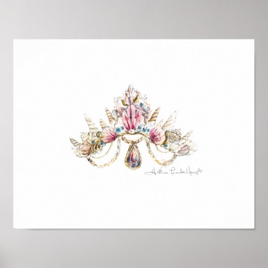 Zee Princess Crown Print van Heather French Henry (Voorkant)