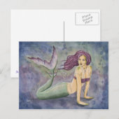 Zee Queen Briefkaart (Voorkant / Achterkant)