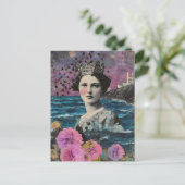 Zee Queen Collage Briefkaart (Staand voorkant)