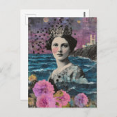 Zee Queen  Collage Briefkaart (Voorkant / Achterkant)