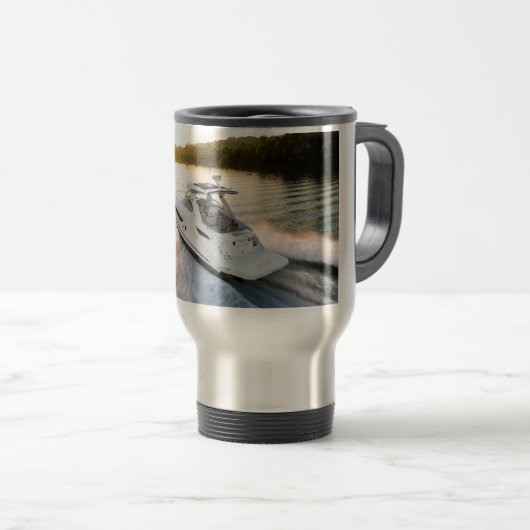 Zee Ray Boats Travel Mug Coffee Mugs Reisbeker (Voorkant rechts)