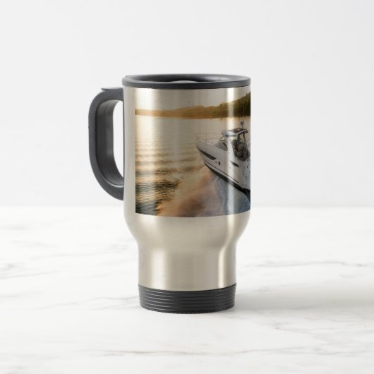 Zee Ray Boats Travel Mug Coffee Mugs Reisbeker (Voorkant links)