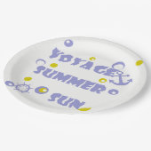 Zee, reizen, zomer papieren bordje (Gekanteld)