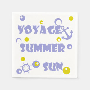 Zee, reizen, zomer servet