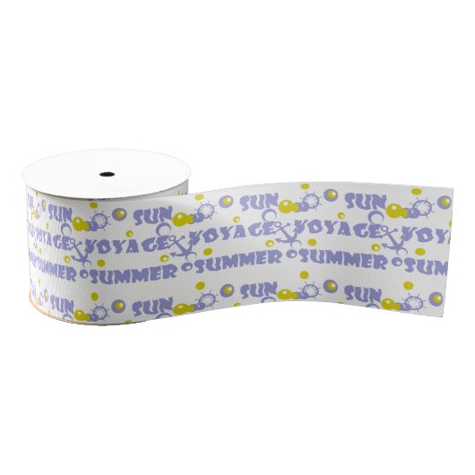 Zee, reizen, zomer, zon grosgrain lint (Spoel)
