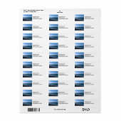 Zee Retouradreslabels Etiket (Full Sheet)
