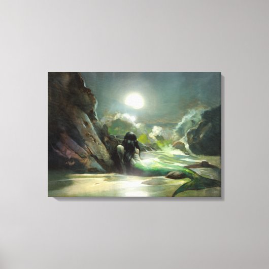 Zee Reverie Mermaid Canvas Afdruk (Voorkant)