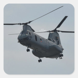 Zee ridder CH-46 Vierkante Sticker