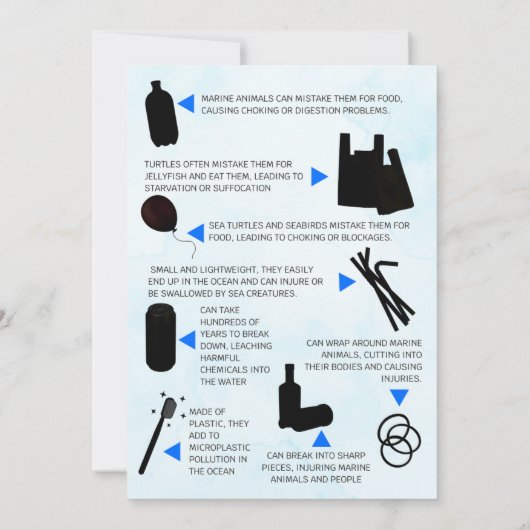 Zee-riouslyFun Ocean Protector Scavenger Hunt Kaar Kaart (Achterkant)