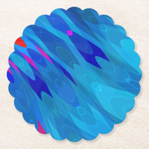 Zee Ripple Kartonnen Onderzetters