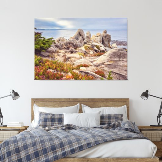 Zee Rocks Canvas Afdruk (Insitu (Slaapkamer))