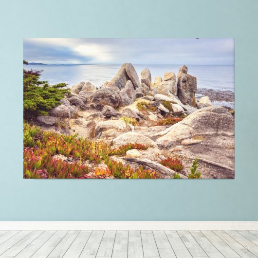 Zee Rocks Canvas Afdruk (Insitu (Houten vloer))