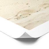 Zee Rocks Sand Beach Vanuatu eilandlandschap Poster (Hoek)