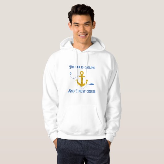 Zee roept hoodie (Voorkant volledig)