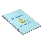 Zee roept notitieboek (Rechterzijde)