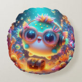 Zee Rond Kussen (Voorkant)