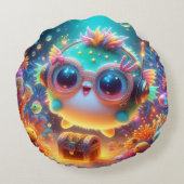 Zee Rond Kussen (Achterkant)