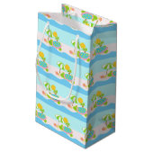 Zee Roze Aqua Small Gift Bag Klein Cadeauzakje (Achterkant Gekanteld)