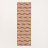 Zee Roze en goudherringbone Yogamat (Achterkant)