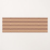 Zee Roze en goudherringbone Yogamat (Voorkant (horizontaal))