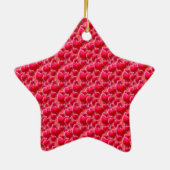 Zee roze harten keramisch ornament (Achterkant)