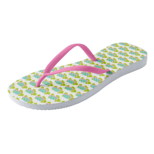 Zee Roze riem Teenslippers (Schuin)
