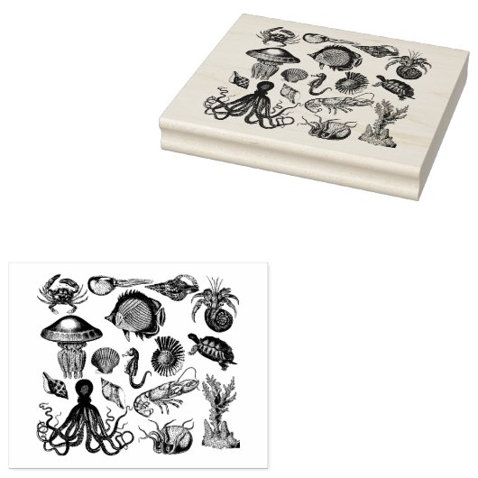 Zee Rubberstempel (Gestempeld)