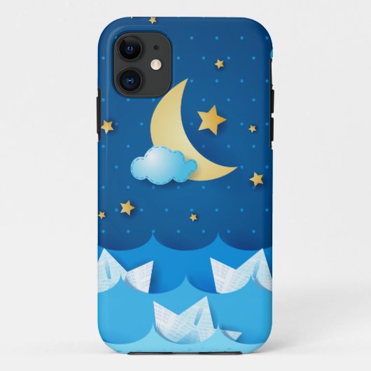 Zee 's nachts Case-Mate iPhone case (Achterkant)