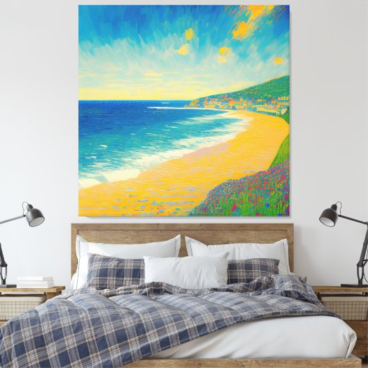 Zee Scape 07 Canvas Afdruk (Insitu (Slaapkamer))