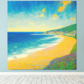 Zee Scape 07 Canvas Afdruk (Insitu (Houten vloer))