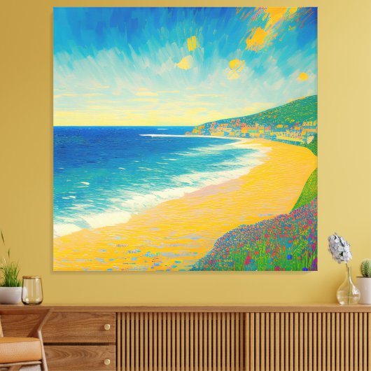 Zee Scape 07 Canvas Afdruk (Insitu (Woonkamer))