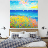 Zee Scape 08 Canvas Afdruk (Insitu (Slaapkamer))