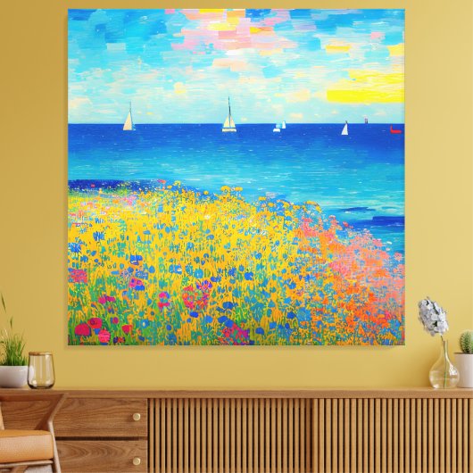 Zee Scape 08 Canvas Afdruk (Insitu (Woonkamer))