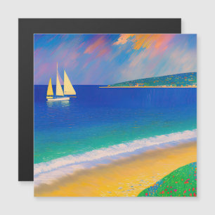 Zee Scape 09 "Jacht in de baai"