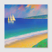 Zee Scape 09 "Jacht in de baai" (Voorkant)