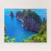 Zee Scene American Samoa.kerstgroet Legpuzzel (Horizontaal)