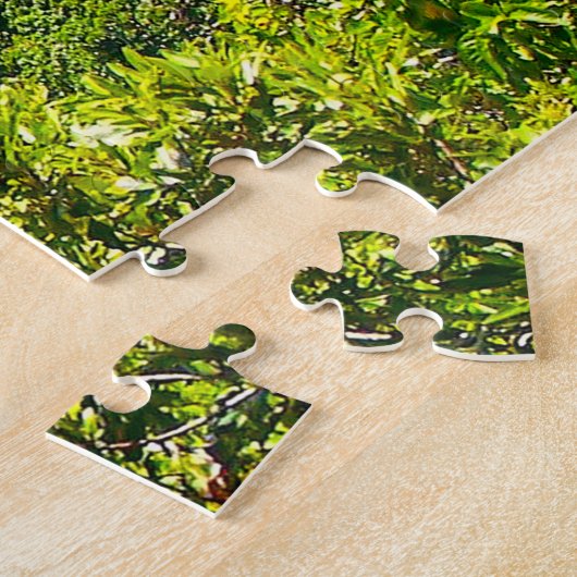 Zee Scene American Samoa.kerstgroet Legpuzzel (Zijkant)