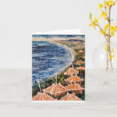 Zee Scene (Okinawa) Kaart (Gele Bloem)