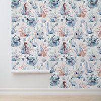 Zee schatten waterverven patroon