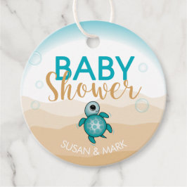 Zee Scheerthema Baby shower Cirkel Label