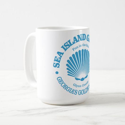 Zee (schelp) koffiemok (Voorkant links)