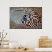 zee schelpdiervis poster (Keuken)